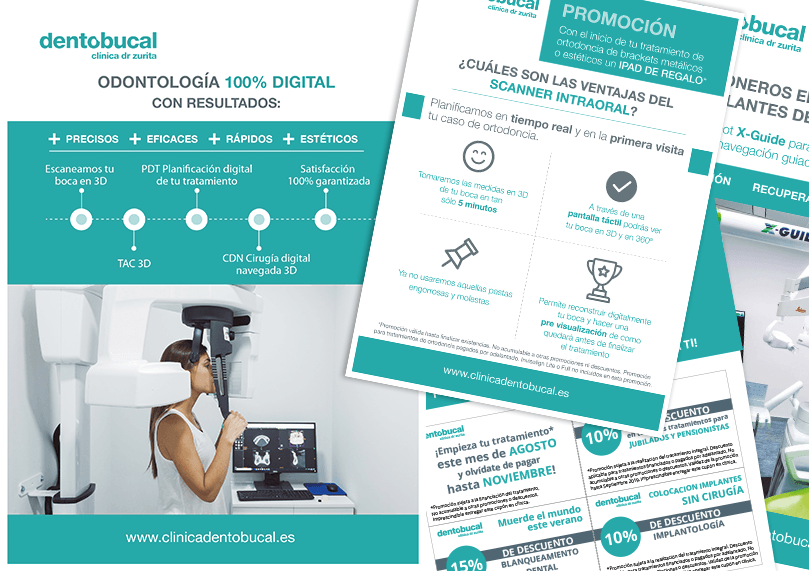 Selección de anuncios diseñados para un número especial de oftalmología de la revista Cuídate