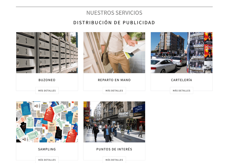 Imagen de sección nuestros servicios de la página web de Distmail Agencia de Reparto